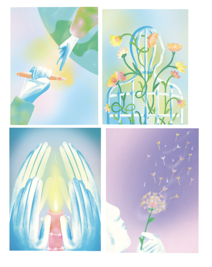 Cartes de citations illustrées